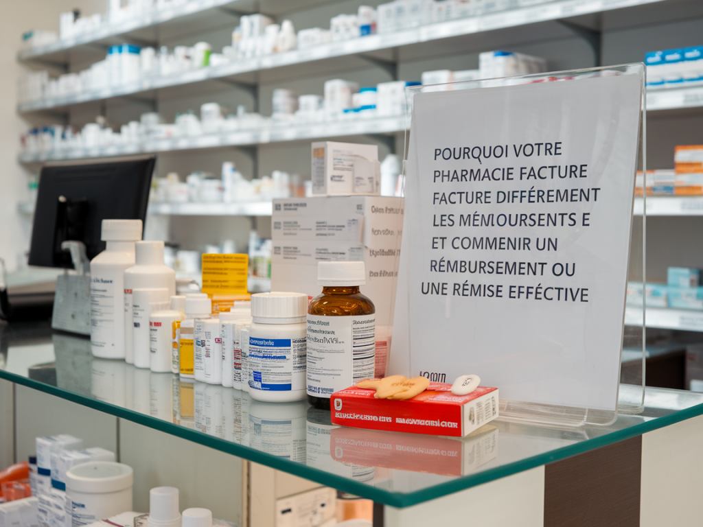 Pourquoi votre pharmacie facture différemment les médicaments remboursés et comment obtenir un remboursement ou une remise effective