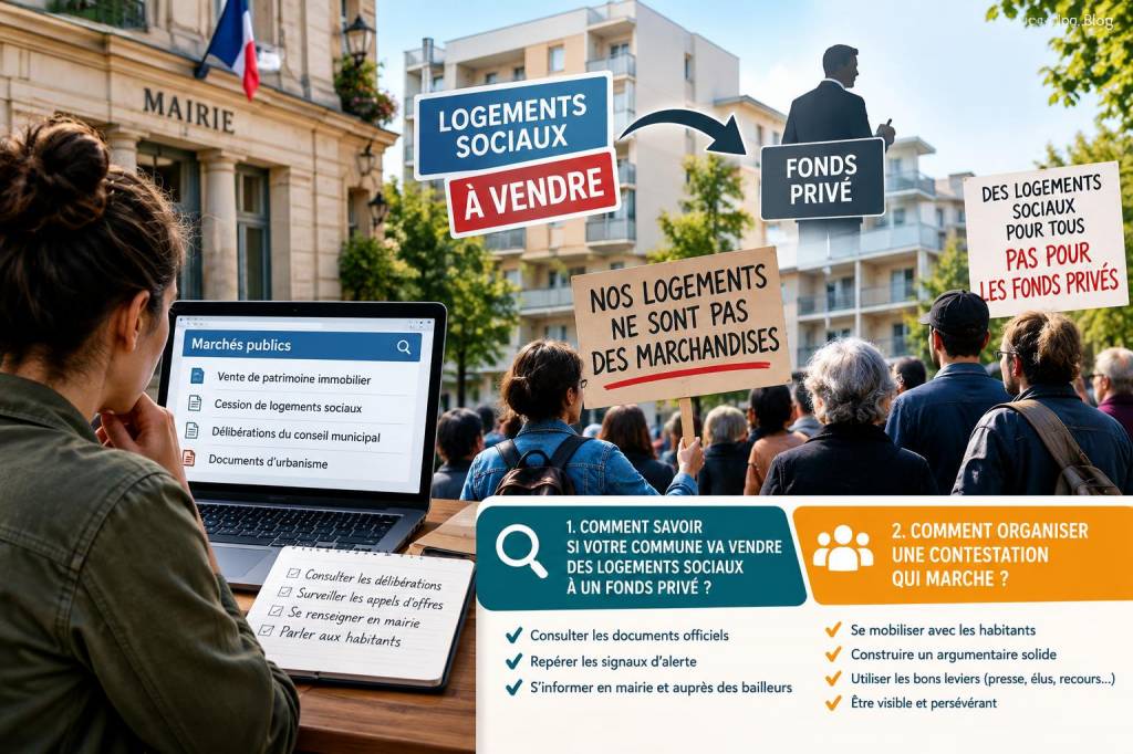 Comment savoir si votre commune va vendre des logements sociaux à un fonds privé et comment organiser une contestation qui marche